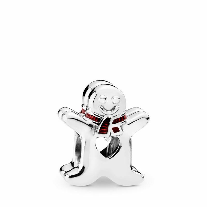 Pandora Australia Sweet Gingerbread Man Charm - Sterling Silver | STYORI296